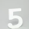 Decostar™ Wood Number 5 - 5"- 24 Pieces