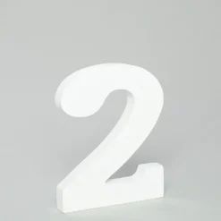 Decostar™ Wood Number 2 - 5"- 24 Pieces