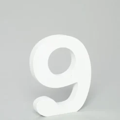 Decostar™ Wood Number 9 - 5"- 24 Pieces