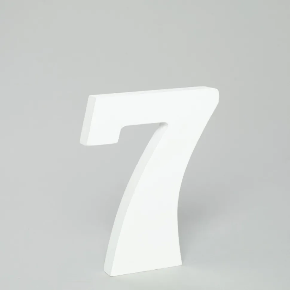 Decostar™ Wood Number 7 - 5"- 24 Pieces