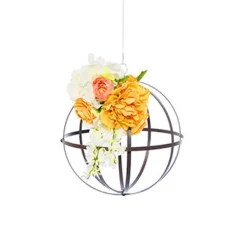 DecoStar™ Wrought Iron Folding Sphere w/ Antiqued Finish - 12"