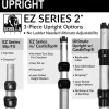 DELUXE-10 Panel Pipe and Drape Kit / Backdrop - 8-20 Feet Tall (Adjustable) Comes W/ 3 Piece Uprights for Maximum Height Adjustment