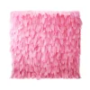 Deluxe Pink Feather Wall - Curtain Style - Easy Install! Select Size