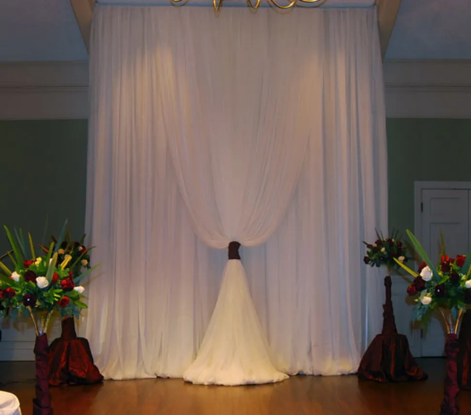 DELUXE Single Panel Standard Backdrop - 6-14ft High