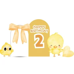Duck Foam Core Birthday Backdrop Kit by PopScene™