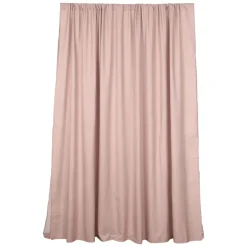 Dusty Rose Double Sheer Backdrop Drape – 10ft Height x 10ft Wide Chiffon & Polyester Dual Layer Event Divider Curtain with Rod Pockets