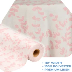 Dusty Rose Portofino by the Yard - 110" Width