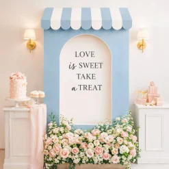 3D Wood Storefront Pop-Up Display – 4ft Wide (Style A) | Customizable — FORMA™