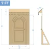 3D Wood Storefront Pop-Up Display – 4ft Wide (Style B) | Customizable — FORMA™