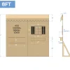 3D Wood Storefront Pop-Up Display – 8ft Wide (Style B) | Customizable — FORMA™