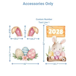 Easter Foam Core Birthday Backdrop Kit by PopScene™