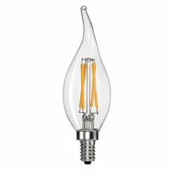E12 Clear Warm White E12 Bulb For Chandeliers - 12 Pack