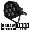 Economy 5 in 1 Flat LED Par - 4 Pack w/ Carrying Bag