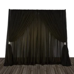 Economy 1 Panel Tone on Tone Curtain Backdrop 8ft Tall
