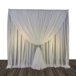 Economy 1 Panel Tone on Tone Curtain Backdrop 8ft Tall