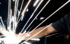 EddyLight Pro Spark, Spinning Cool Sparkler Machine - Shoots Flame-less Sparks up to 16ft!
