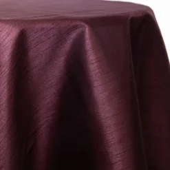 Eggplant - Shantung Satin “Capri” Tablecloth - Many Size Options