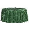 Emerald Green - Gatsby Designer Tablecloths by Eastern Mills - Many Size Options