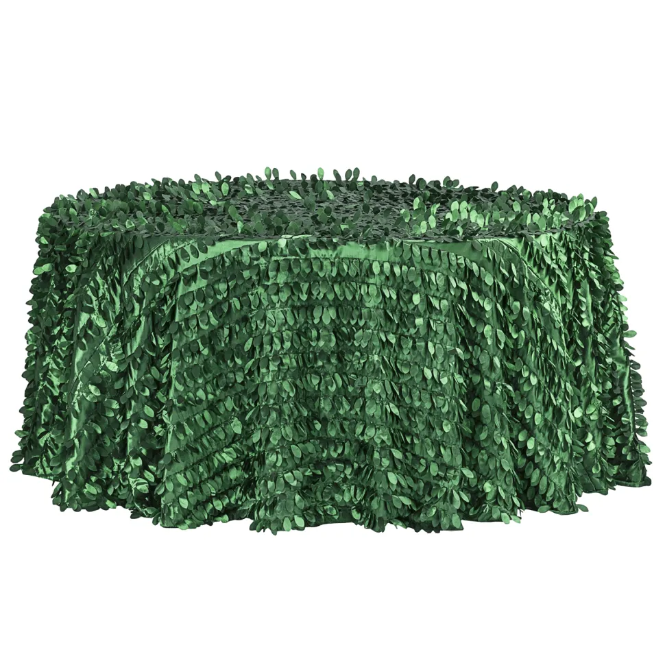 Emerald Green - Gatsby Designer Tablecloths by Eastern Mills - Many Size Options