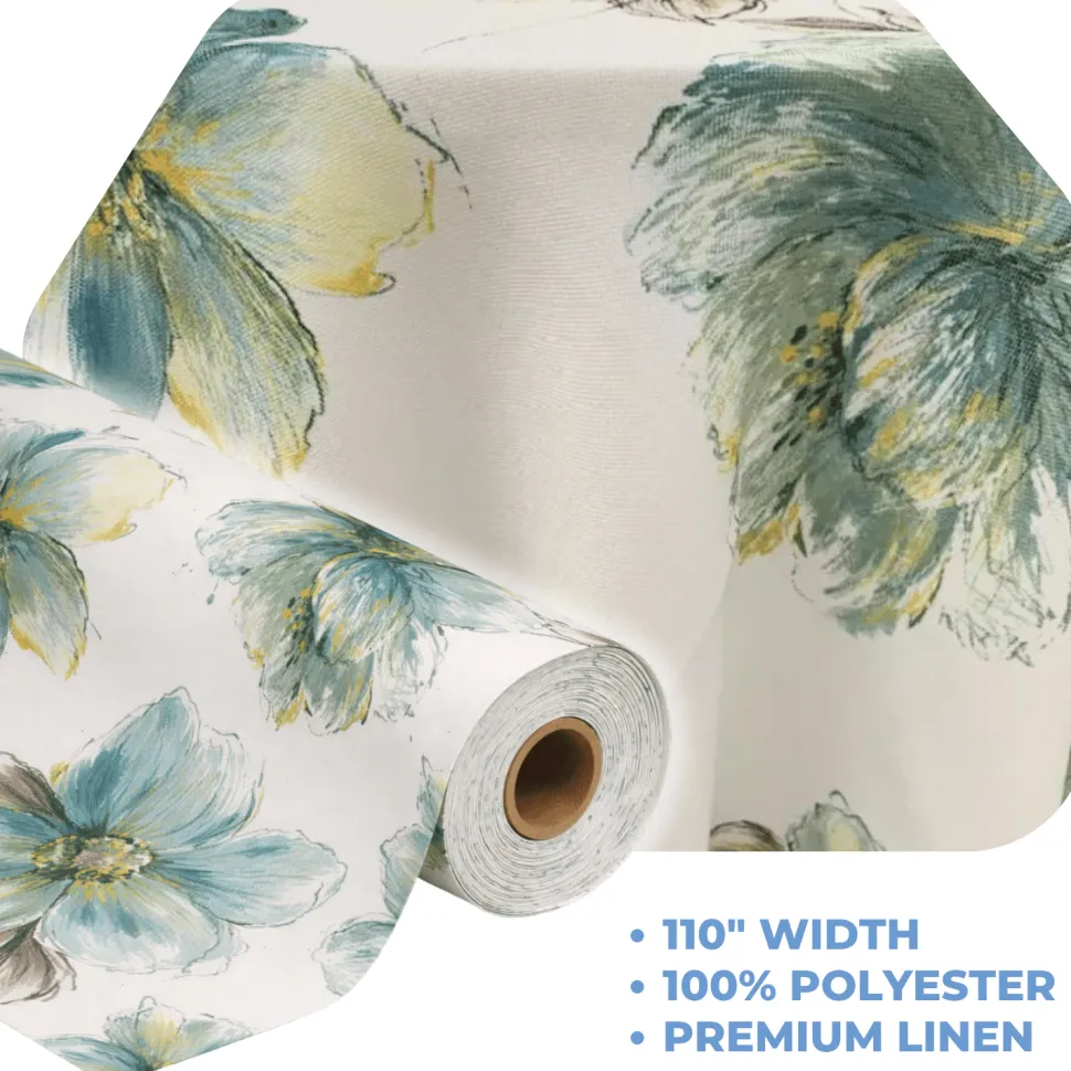 Emerald Primavera by the Yard - 110" Width