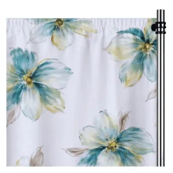 Emerald Primavera Curtain Panel w/ 4