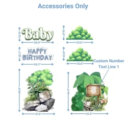 Enchanted Forest 3 Foam Core Birthday Backdrop Kit by PopScene™