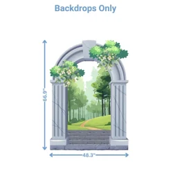 Enchanted Forest 3 Foam Core Birthday Backdrop Kit by PopScene™