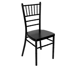 EnvyChair™ Elegant Aluminum Chiavari Chair - Black