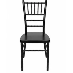 EnvyChair™ Elegant Aluminum Chiavari Chair - Black