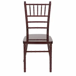 EnvyChair™ Elegant Aluminum Chiavari Chair Mahogany