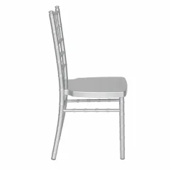EnvyChair™ Elegant Aluminum Chiavari Chair - Silver