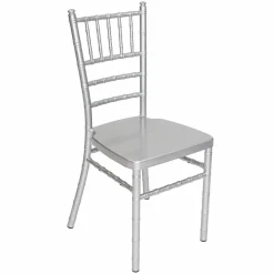 EnvyChair™ Elegant Aluminum Chiavari Chair - Silver