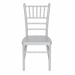 EnvyChair™ Elegant Aluminum Chiavari Chair - Silver