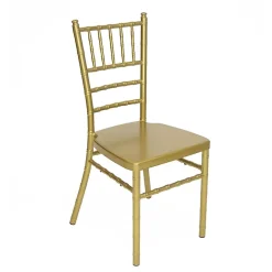EnvyChair™ Elegant Aluminum Chiavari Chair - Gold