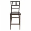 EnvyChair™ Elegant Chiavari Bar Stool - Fruitwood