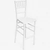 EnvyChair™ Elegant Chiavari Bar Stool - White
