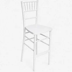 EnvyChair™ Elegant Chiavari Bar Stool - White