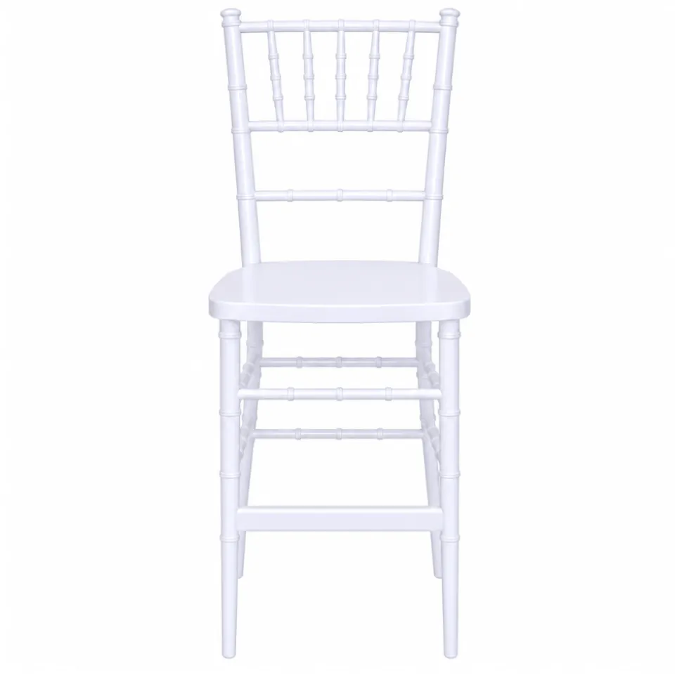 EnvyChair™ Elegant Chiavari Bar Stool - White
