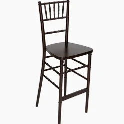 EnvyChair™ Elegant Chiavari Bar Stool - Mahogany