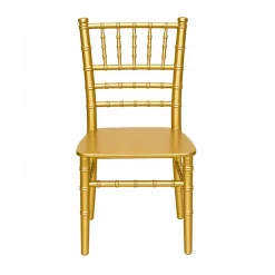 EnvyChair™ Elegant Kid's Chiavari Chair - Gold