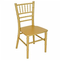 EnvyChair™ Elegant Kid's Chiavari Chair - Gold