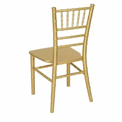 EnvyChair™ Elegant Kid's Chiavari Chair - Gold