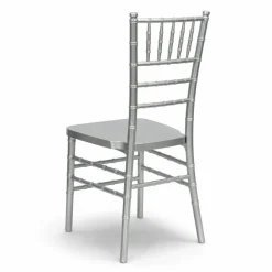 EnvyChair™ Elegant Monoblock Resin Chiavari Chair - Silver