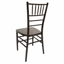 EnvyChair™ Elegant Monoblock Resin Chiavari Chair - Dark Brown