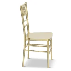 EnvyChair™ Elegant Monoblock Resin Chiavari Chair - Gold