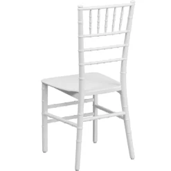 EnvyChair™ Elegant Resin Chiavari Chair with Premium Steel Frame - White