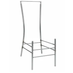 EnvyChair™ Elegant Resin Chiavari Chair with Premium Steel Frame - Silver