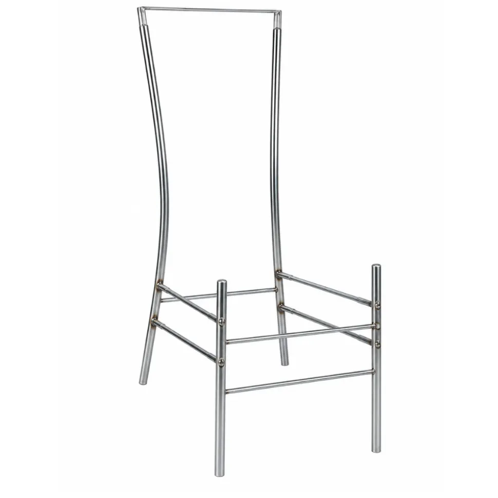 EnvyChair™ Elegant Resin Chiavari Chair with Premium Steel Frame - Silver