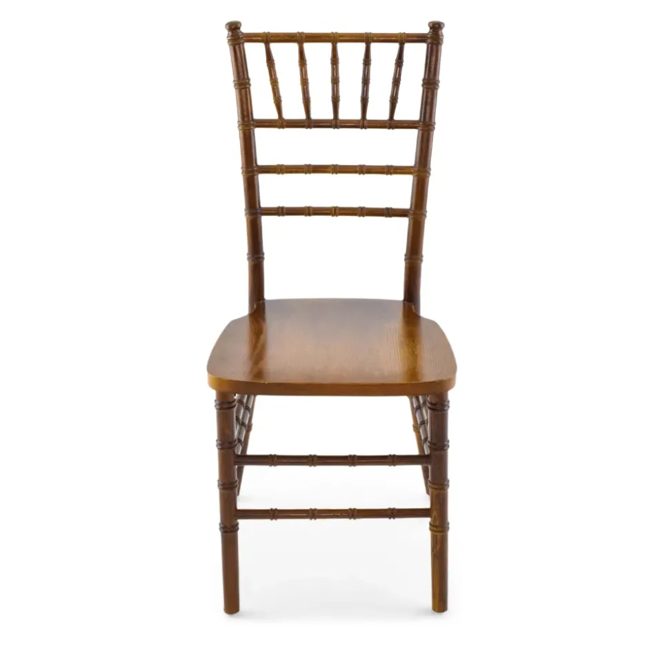 EnvyChair™ Elegant Wood Chiavari Chair - Light Fruitwood