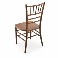 EnvyChair™ Elegant Wood Chiavari Chair - Light Fruitwood